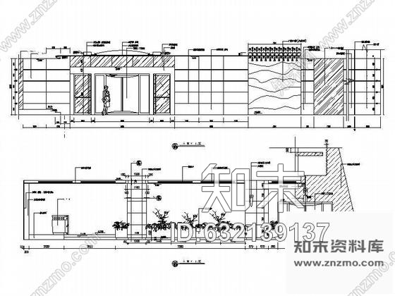 施工图山西某科教文交流中心大堂室内精装修图cad施工图下载【ID:632139137】