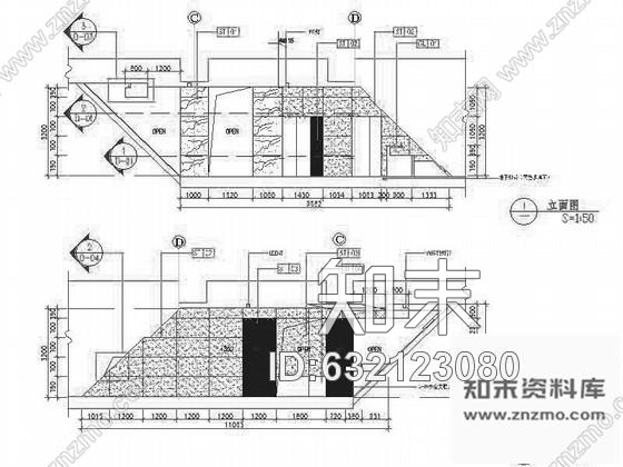 施工图上海动感时尚量版KTV室内装修图含实景cad施工图下载【ID:632123080】