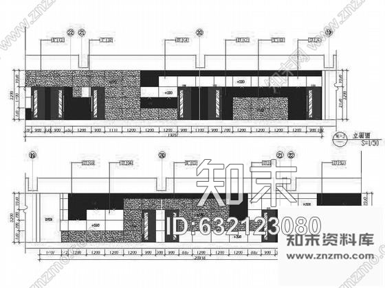 施工图上海动感时尚量版KTV室内装修图含实景cad施工图下载【ID:632123080】