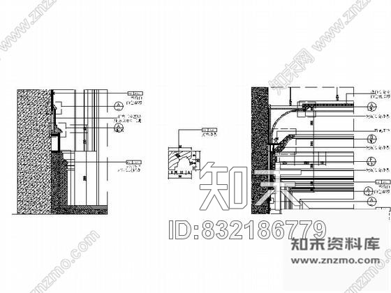 图块/节点酒店中餐厅中型包厢详图cad施工图下载【ID:832186779】