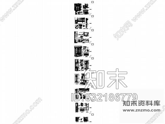 图块/节点酒店中餐厅中型包厢详图cad施工图下载【ID:832186779】