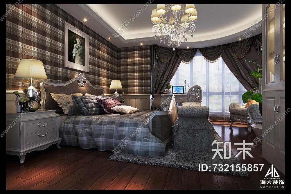 远辰山水一号吴姐复式楼cad施工图含效果图cad施工图下载【ID:732155857】