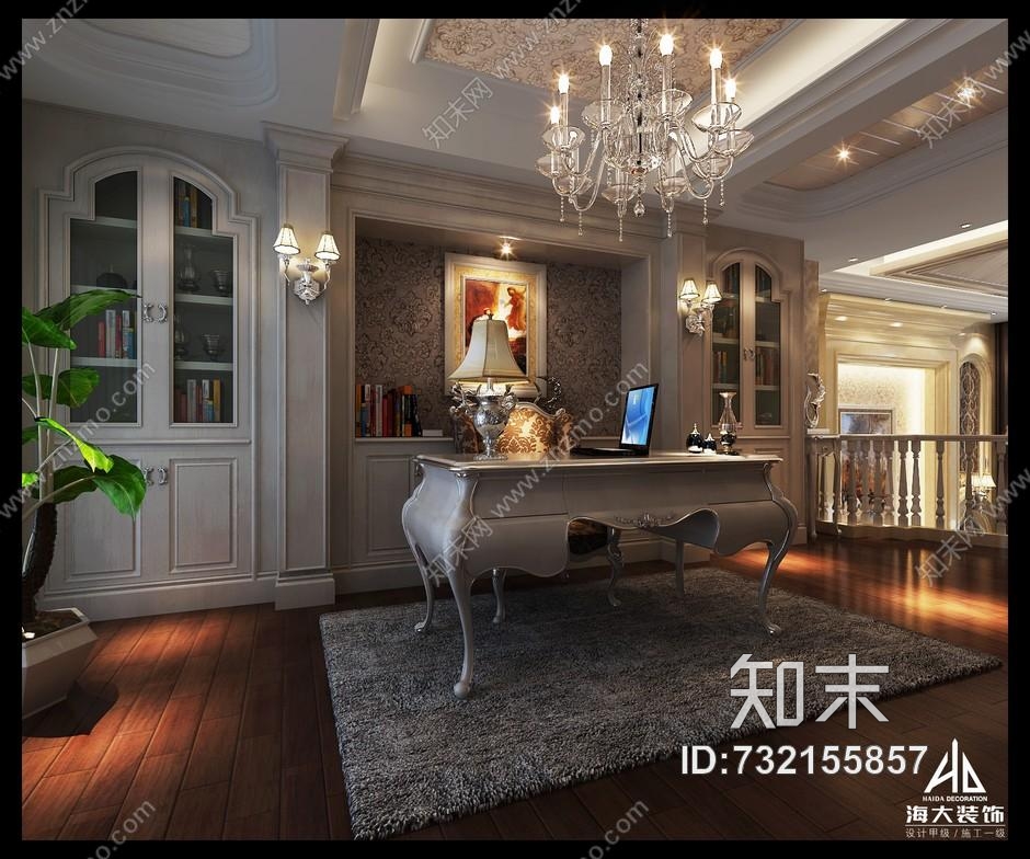 远辰山水一号吴姐复式楼cad施工图含效果图cad施工图下载【ID:732155857】