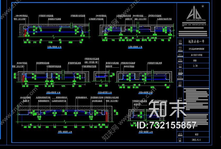 远辰山水一号吴姐复式楼cad施工图含效果图cad施工图下载【ID:732155857】