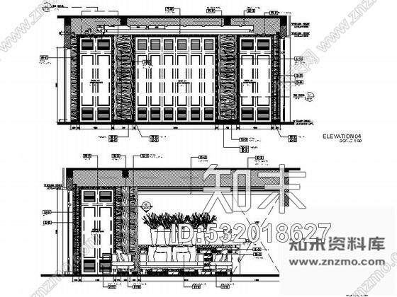 施工图海南生态休闲度假酒店别墅室内装修CAD施工图(含效果图)施工图下载【ID:532018627】