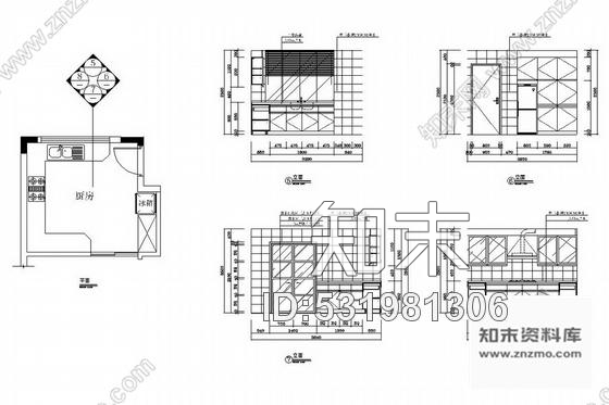 施工图广州山水之间新中式风格三层别墅装修图含效果图cad施工图下载【ID:531981306】