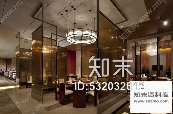 施工图湖北五星级品牌假日酒店餐厅装修CAD施工图含效果施工图下载【ID:532032612】