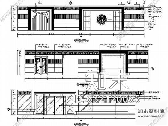施工图洗浴中心入口门厅装修图cad施工图下载【ID:632120065】