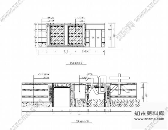 施工图某办公楼大厅装修图cad施工图下载【ID:532103863】