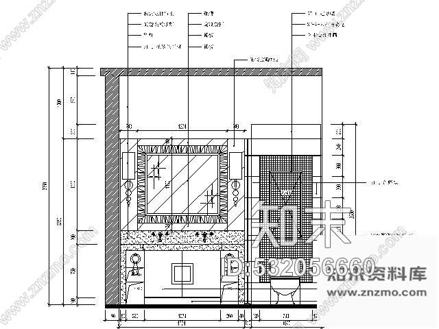 施工图五星豪华酒店A型套房施工图cad施工图下载【ID:532056660】