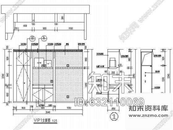 施工图吉林美容养生现代风格SPA会所室内装修施工图含实景cad施工图下载【ID:632110069】