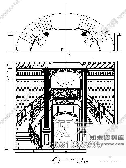 施工图上海西郊奢华别墅施工图含效果cad施工图下载【ID:531989305】