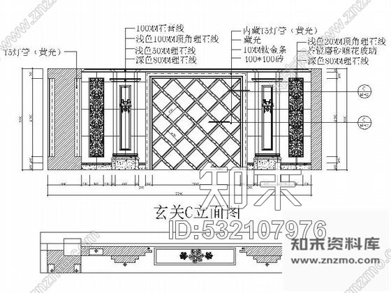 施工图广东原创设计豪华欧式风格陶瓷展厅装修施工图含效果cad施工图下载【ID:532107976】