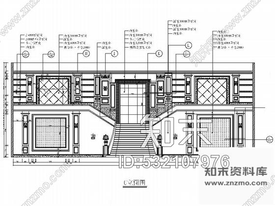 施工图广东原创设计豪华欧式风格陶瓷展厅装修施工图含效果cad施工图下载【ID:532107976】