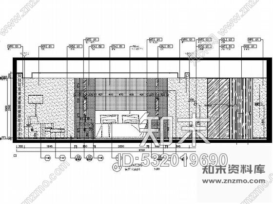 施工图锦阳5星高档酒店标准大床房室内设计CAD施工图(含效果图)施工图下载【ID:532019690】