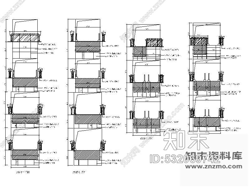 施工图辽宁某大型百货商场室内扶梯装修图cad施工图下载【ID:532069742】