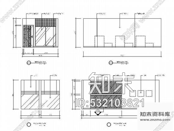 施工图普通办公室装修图cad施工图下载【ID:532103821】