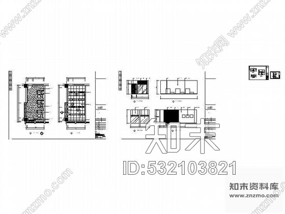 施工图普通办公室装修图cad施工图下载【ID:532103821】