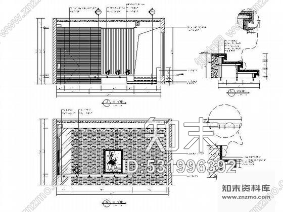 施工图叠层别墅样板间装修图纸cad施工图下载【ID:531996392】