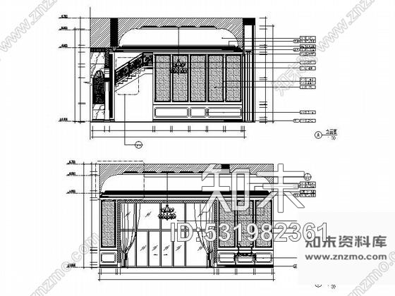 施工图上海豪华古典二层别墅欧式风格样板房装修图含效果图cad施工图下载【ID:531982361】