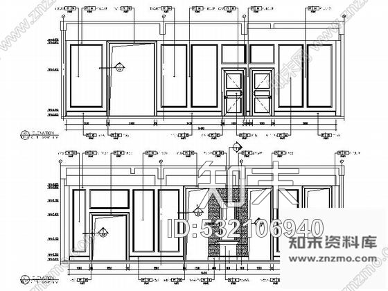 施工图安徽豪华欧式风格销售中心室内装修施工图图纸完整，推荐下载！cad施工图下载【ID:532106940】