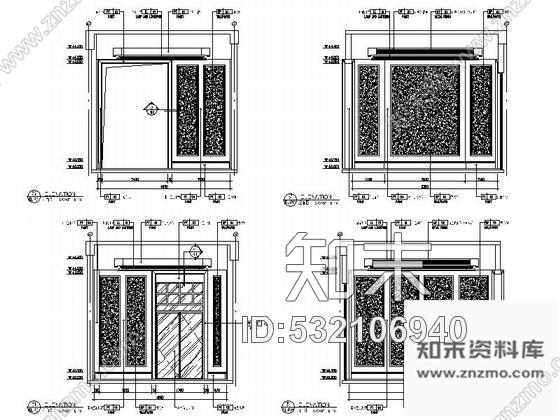 施工图安徽豪华欧式风格销售中心室内装修施工图图纸完整，推荐下载！cad施工图下载【ID:532106940】