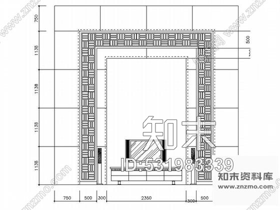 施工图某现代中式设计三层别墅装修图含效果预算cad施工图下载【ID:531983339】