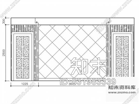 施工图某现代中式设计三层别墅装修图含效果预算cad施工图下载【ID:531983339】