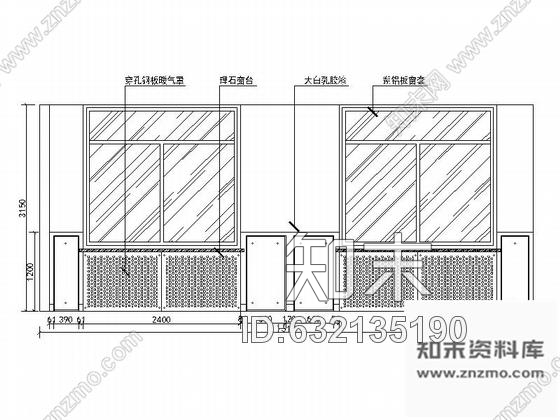 施工图大连现代简约大型图书馆室内设计CAD施工图含效果图cad施工图下载【ID:632135190】