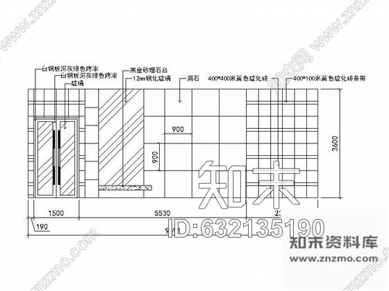 施工图大连现代简约大型图书馆室内设计CAD施工图含效果图cad施工图下载【ID:632135190】