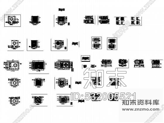 施工图星级酒店餐包设计装修图cad施工图下载【ID:532005521】