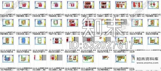 施工图江苏五星高层大饭店地下一层康体中心装修CAD施工图含效果cad施工图下载【ID:532027617】