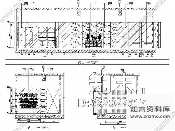 施工图江苏五星高层大饭店地下一层康体中心装修CAD施工图含效果cad施工图下载【ID:532027617】