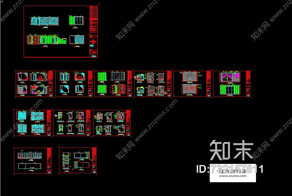 梁景华-深圳观谰湖高尔夫联体别墅北欧凤格室内cad施工图含完工照片施工图下载【ID:732157811】