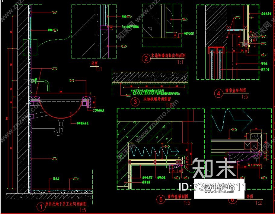 梁景华-深圳观谰湖高尔夫联体别墅北欧凤格室内cad施工图含完工照片施工图下载【ID:732157811】