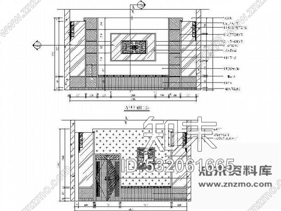 施工图小型棋牌活动室装修图cad施工图下载【ID:532061665】