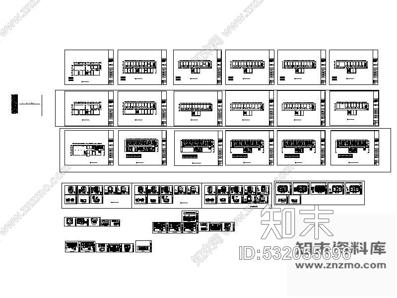 施工图某宾馆装修设计方案含效果cad施工图下载【ID:532055696】