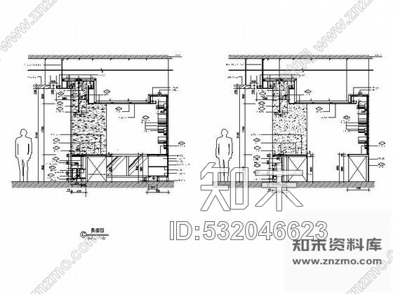 施工图现代简约酒店二层开敞式厨房装修图施工图下载【ID:532046623】