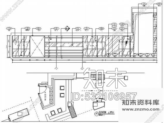 施工图原创高档时尚大气售楼处室内装修施工图含效果图cad施工图下载【ID:532106957】