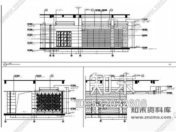 施工图深圳豪华酒店餐厅室内装修CAD竣工图含实景施工图下载【ID:532022608】