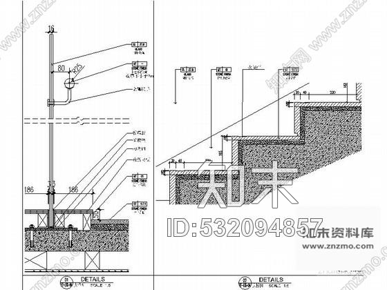 施工图东莞办公大厦LT6楼梯间室内装修图cad施工图下载【ID:532094857】