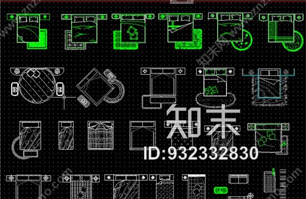 基础入门到精通绘制自学全套-CAD施工图视频教程施工图下载【ID:932332830】