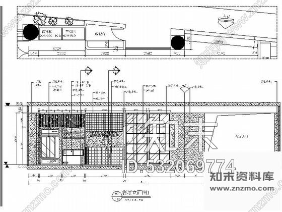 施工图长安特色现代风格连锁自助旋转火锅店装修施工图含效果及实景施工图下载【ID:532069774】