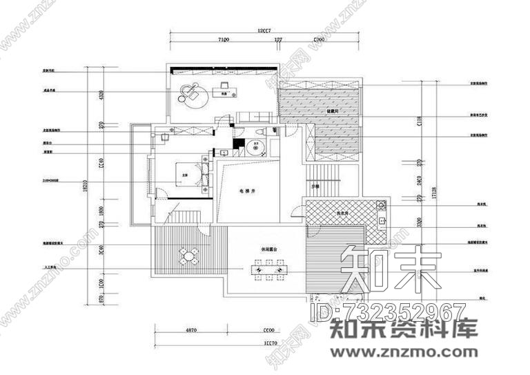 铭筑舍计-青岛丽海馨苑cad施工图下载【ID:732352967】