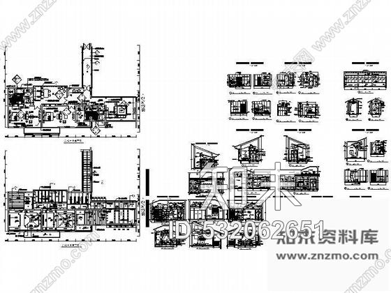 施工图某宾馆总统套房装修图cad施工图下载【ID:532062651】