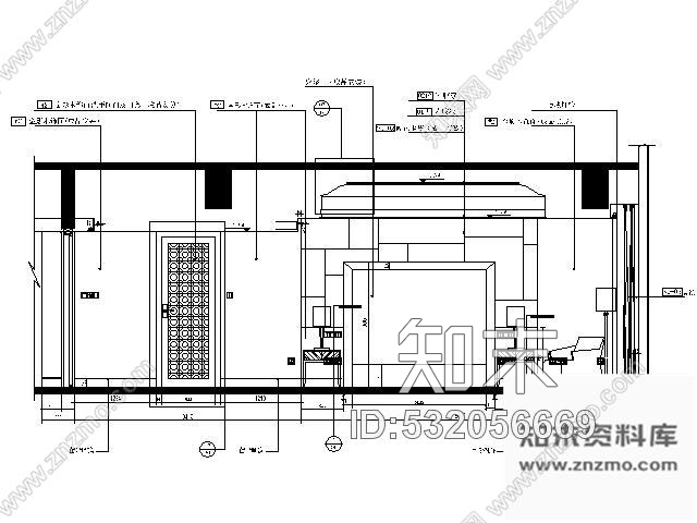 施工图上海五星豪华酒店D型套房施工图cad施工图下载【ID:532056669】