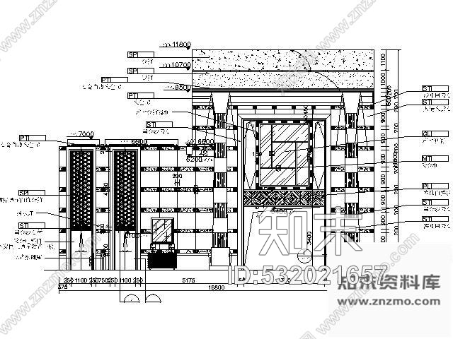 施工图深圳某酒店大堂及客房施工图cad施工图下载【ID:532021657】