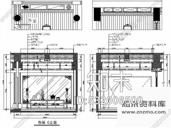 施工图临海古色古香高档中式茶庄装修施工图含效果及报价表cad施工图下载【ID:532006500】