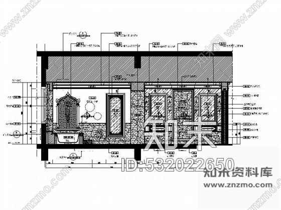 施工图云南休闲特色度假村总统别墅室内施工图含效果图片施工图下载【ID:532022650】