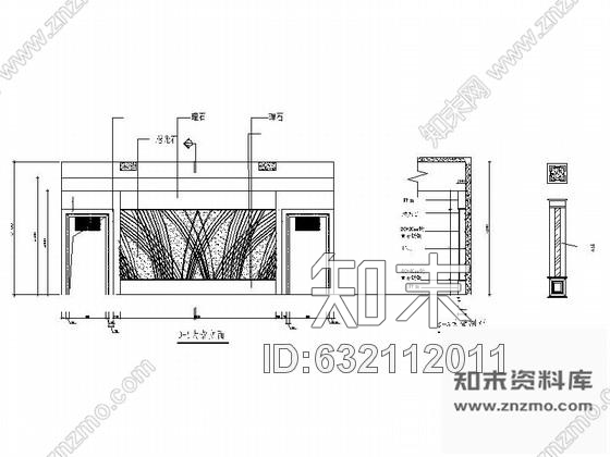 施工图武汉高档现代风格洗浴中心室内CAD装修图含效果施工图下载【ID:632112011】